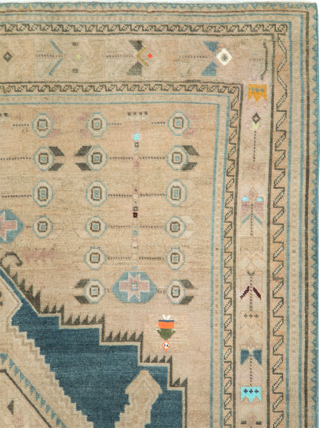 Vintage Persian Afshar Accent Rug, No.28860 - Galerie Shabab