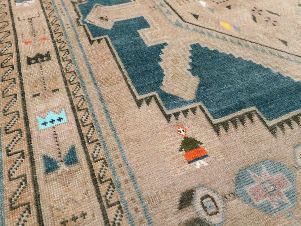 Vintage Persian Afshar Accent Rug, No.28860 - Galerie Shabab