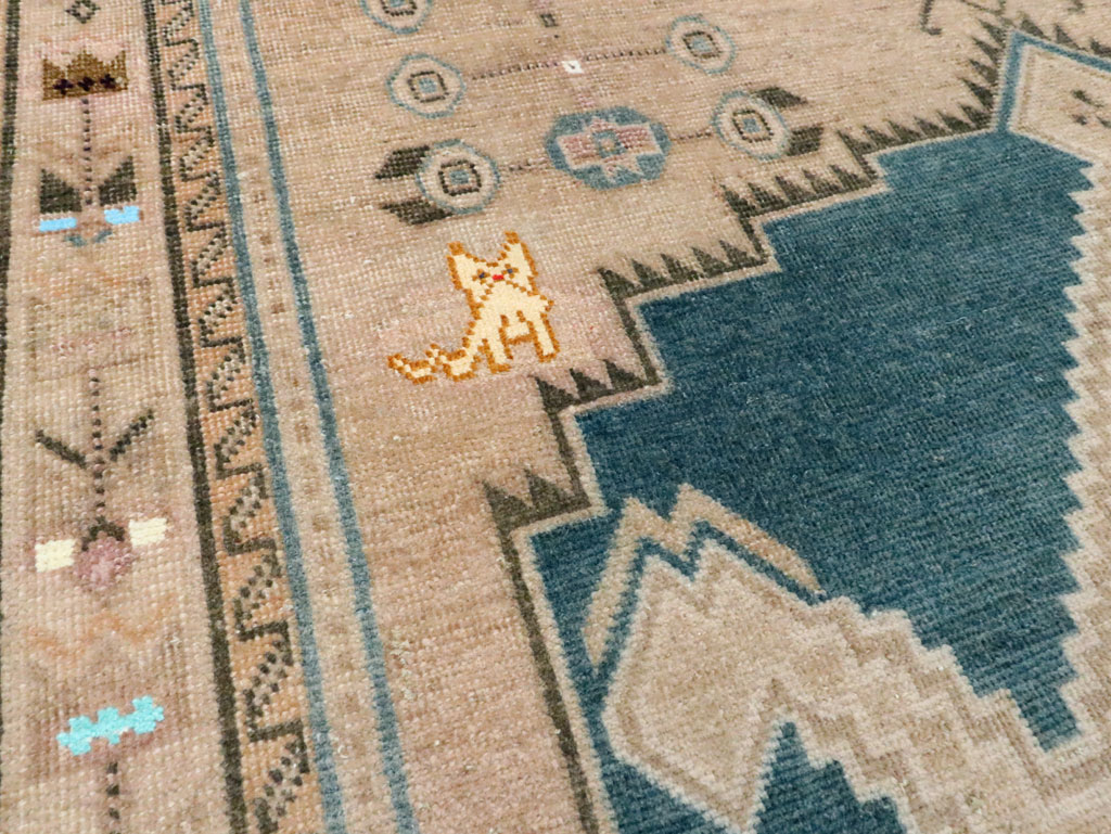 Vintage Persian Afshar Accent Rug, No.28860 - Galerie Shabab