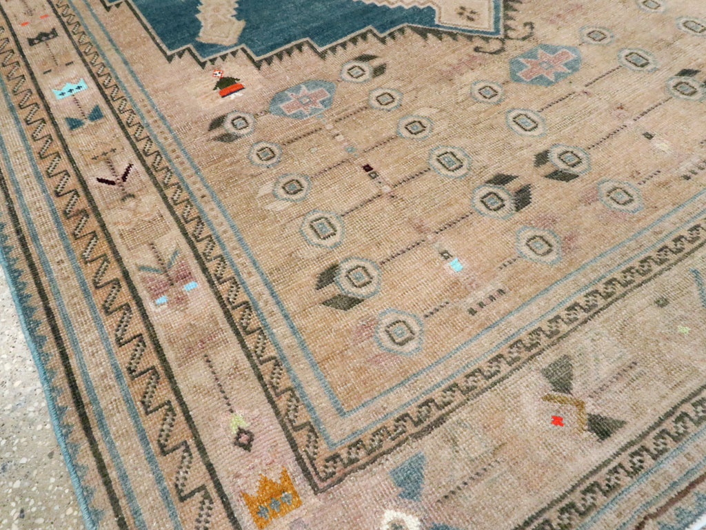 Vintage Persian Afshar Accent Rug, No.28860 - Galerie Shabab