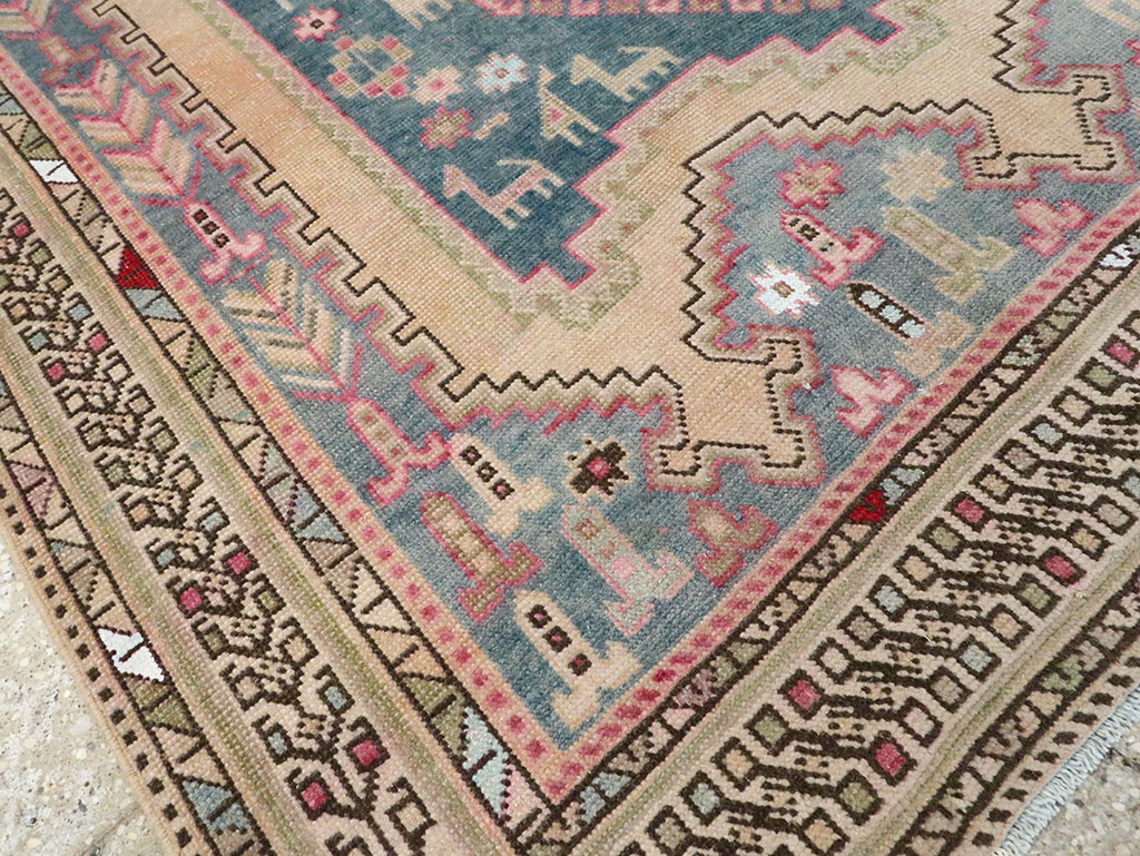 Vintage Persian Afshar Accent Rug, No.28862 - Galerie Shabab