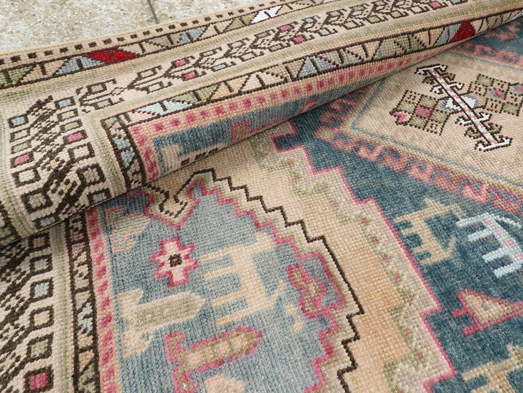 Vintage Persian Afshar Accent Rug, No.28862 - Galerie Shabab