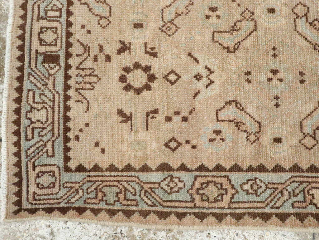 Vintage Persian Malayer Throw Rug, No.28866 - Galerie Shabab