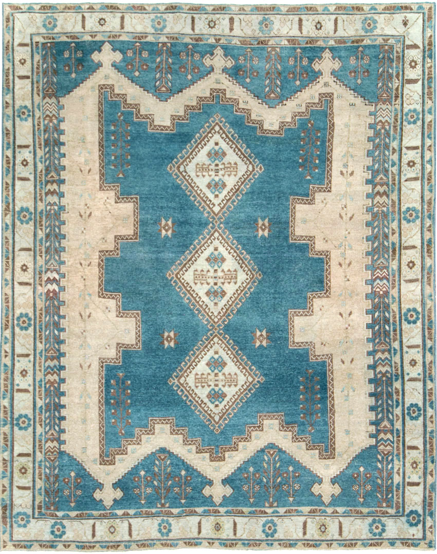 Vintage Persian Afshar Accent Rug, No.28867 - Galerie Shabab