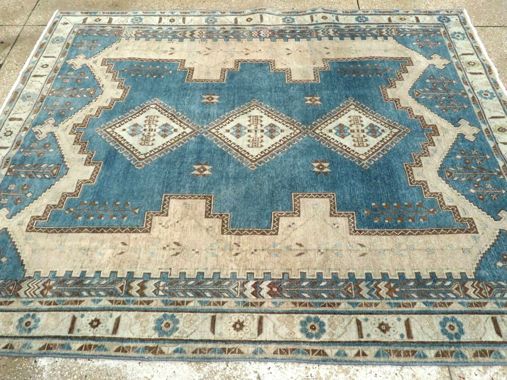 Vintage Persian Afshar Accent Rug, No.28867 - Galerie Shabab