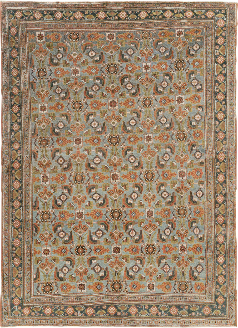 Antique Persian Malayer Small Room Size Carpet, No.28871 - Galerie Shabab