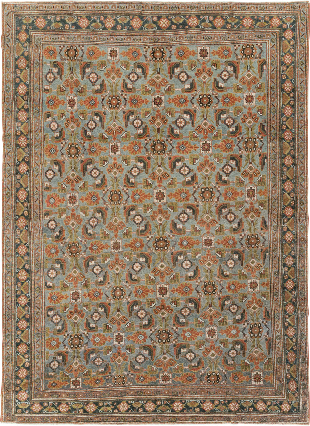 Antique Persian Malayer Small Room Size Carpet, No.28871 - Galerie Shabab