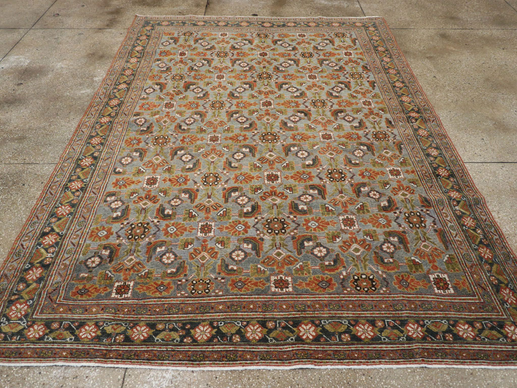 Antique Persian Malayer Small Room Size Carpet, No.28871 - Galerie Shabab