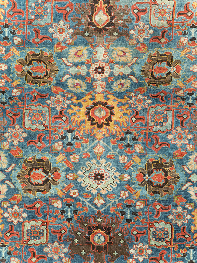 Antique Persian Tabriz Room Size Carpet, No.28872 - Galerie Shabab