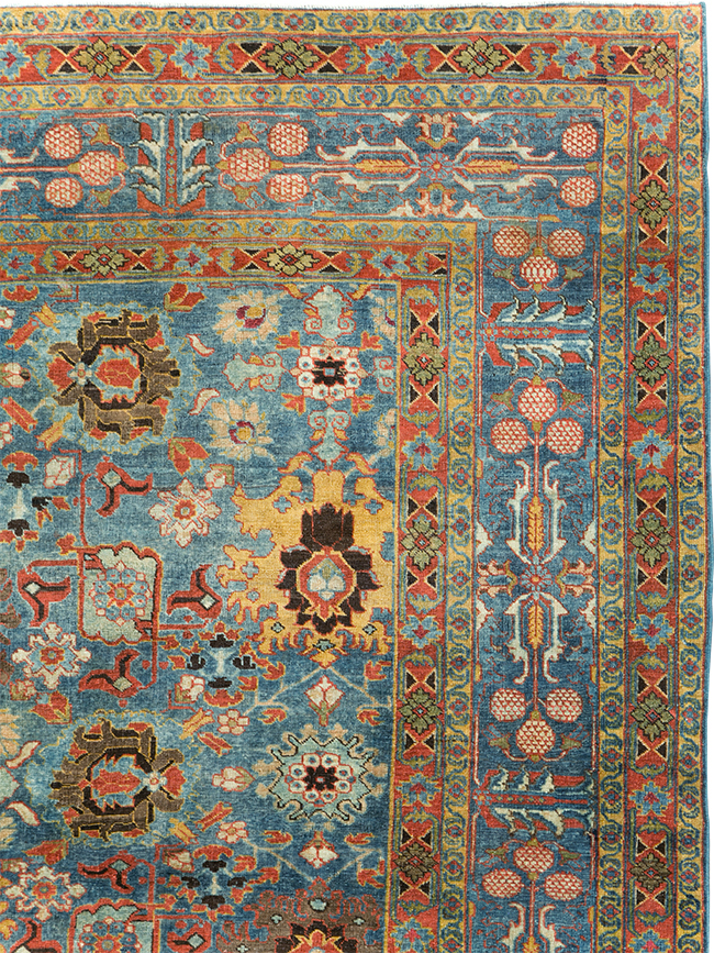 Antique Persian Tabriz Room Size Carpet, No.28872 - Galerie Shabab