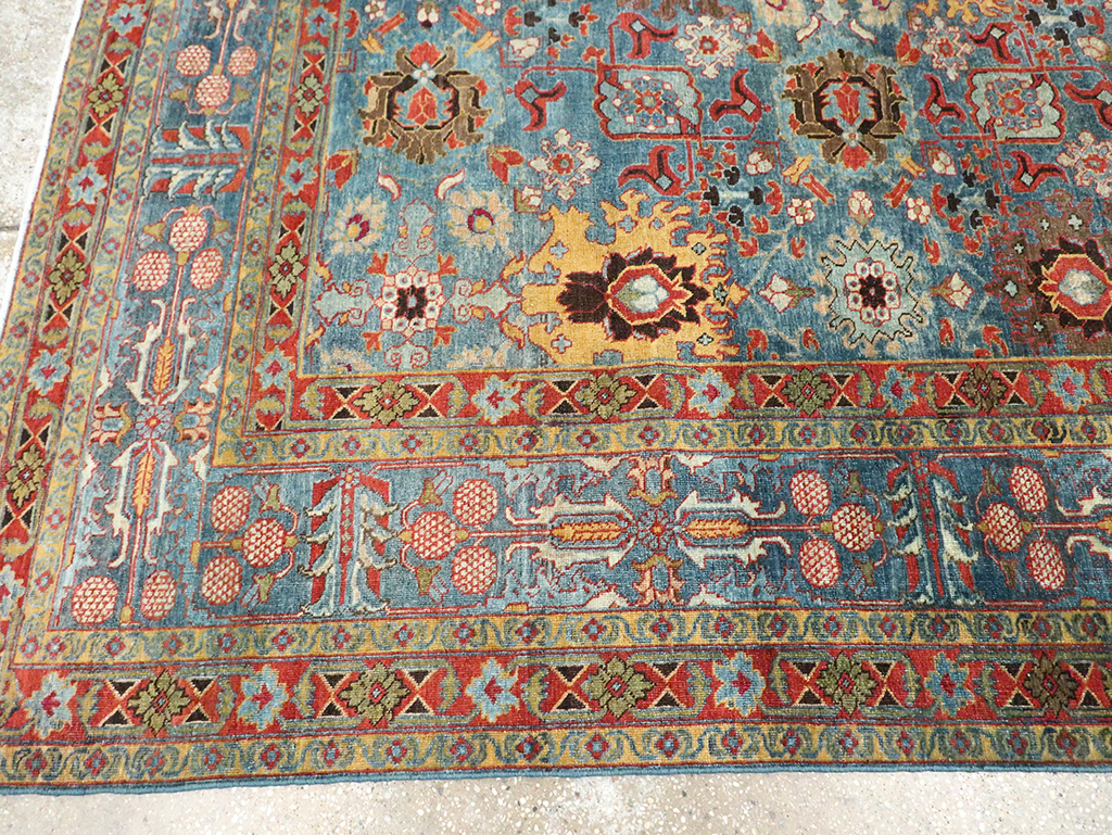 Antique Persian Tabriz Room Size Carpet, No.28872 - Galerie Shabab