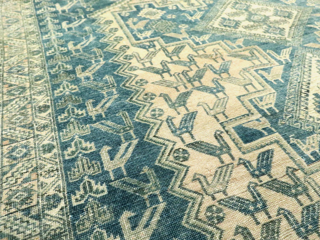 Vintage Persian Afshar Accent Rug, No.28874 - Galerie Shabab