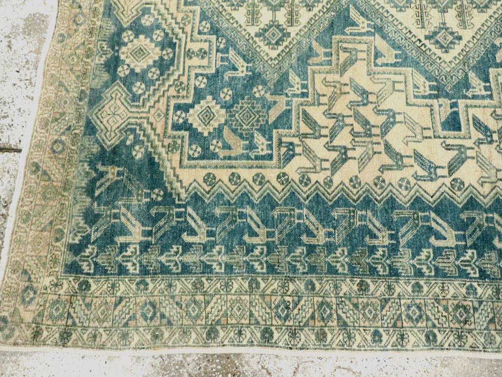 Vintage Persian Afshar Accent Rug, No.28874 - Galerie Shabab
