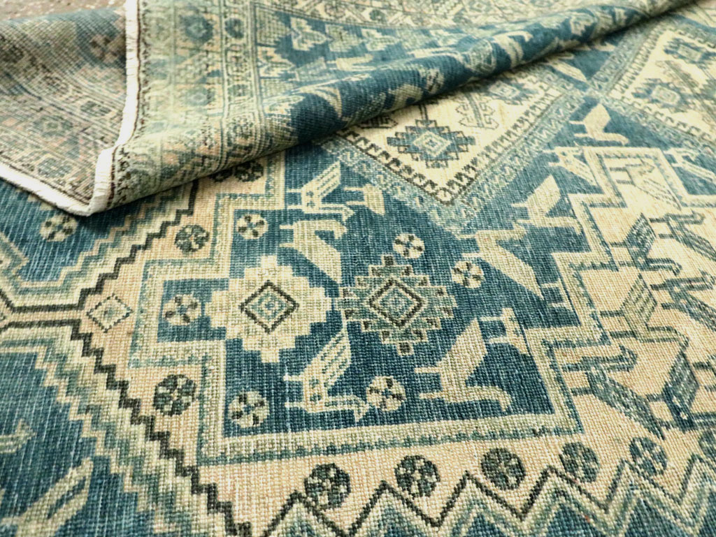 Vintage Persian Afshar Accent Rug, No.28874 - Galerie Shabab