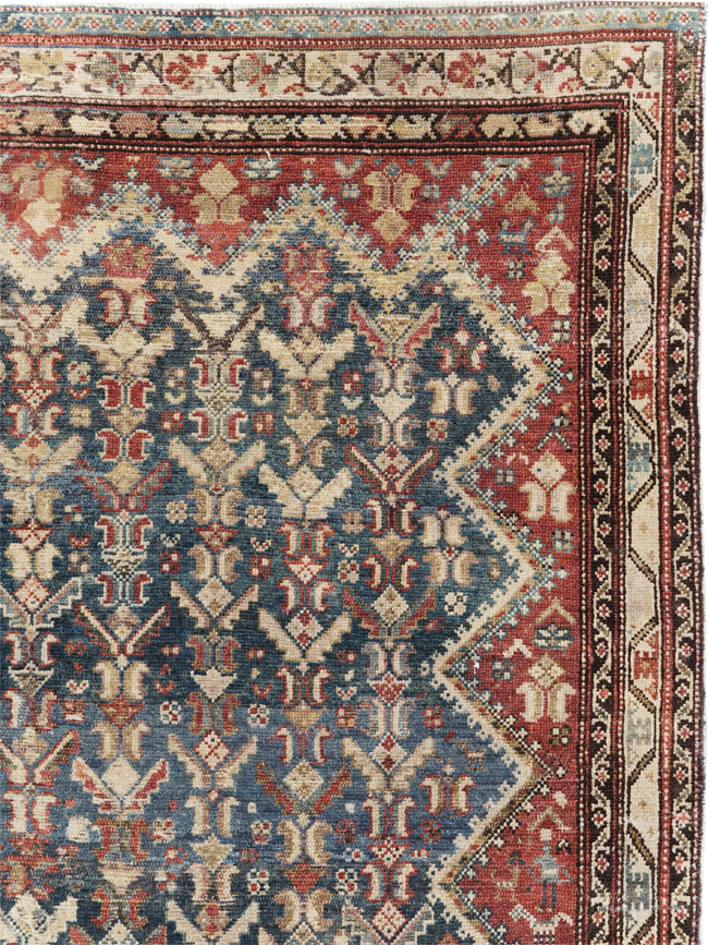 Antique Persian Malayer Wide Gallery Runner, No.28888 - Galerie Shabab