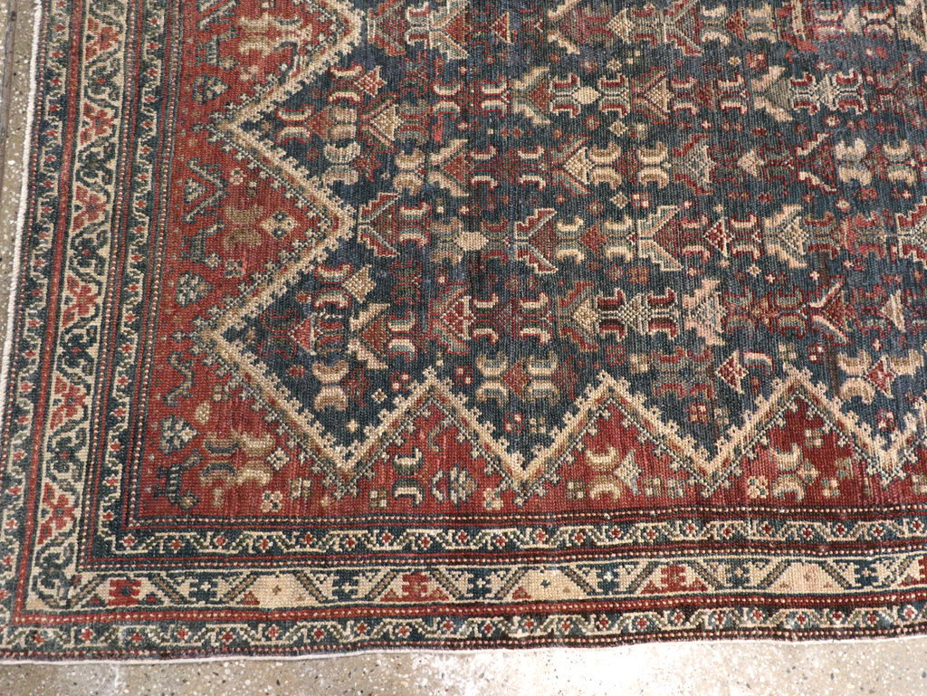 Antique Persian Malayer Wide Gallery Runner, No.28888 - Galerie Shabab