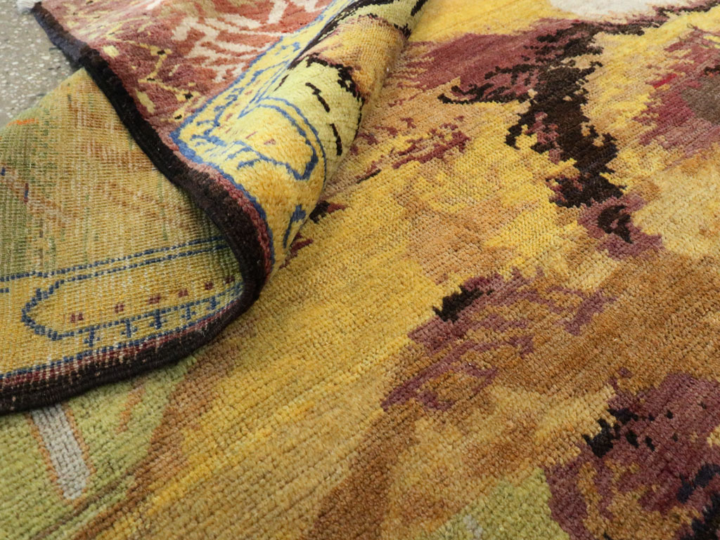 Antique Persian Gabbeh Pictorial Throw Rug, No.28890 - Galerie Shabab