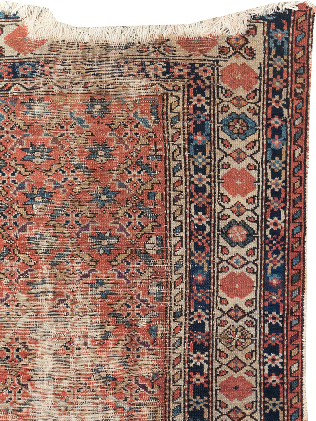 Antique Distressed Malayer Rug, No.28892 - Galerie Shabab