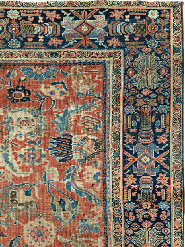 Antique Persian Mahal Room Size Carpet, No.28895 - Galerie Shabab