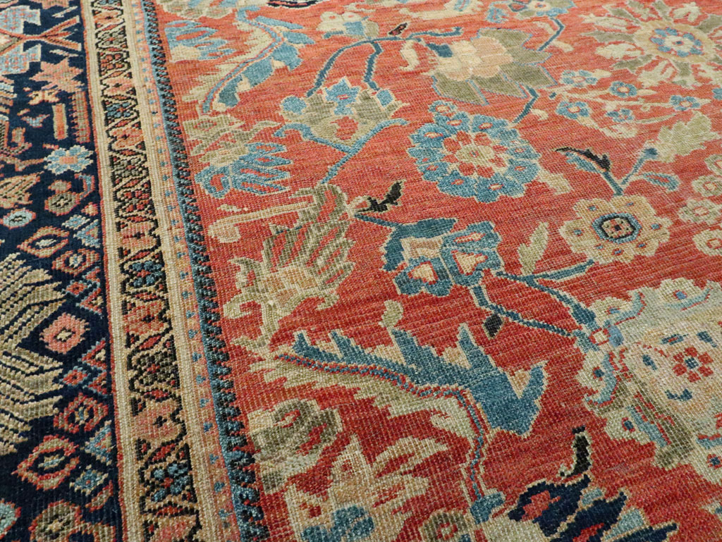 Antique Persian Mahal Room Size Carpet, No.28895 - Galerie Shabab