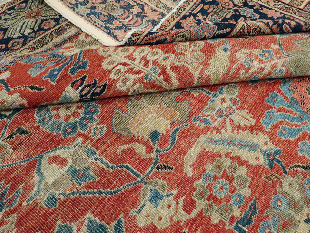 Antique Persian Mahal Room Size Carpet, No.28895 - Galerie Shabab