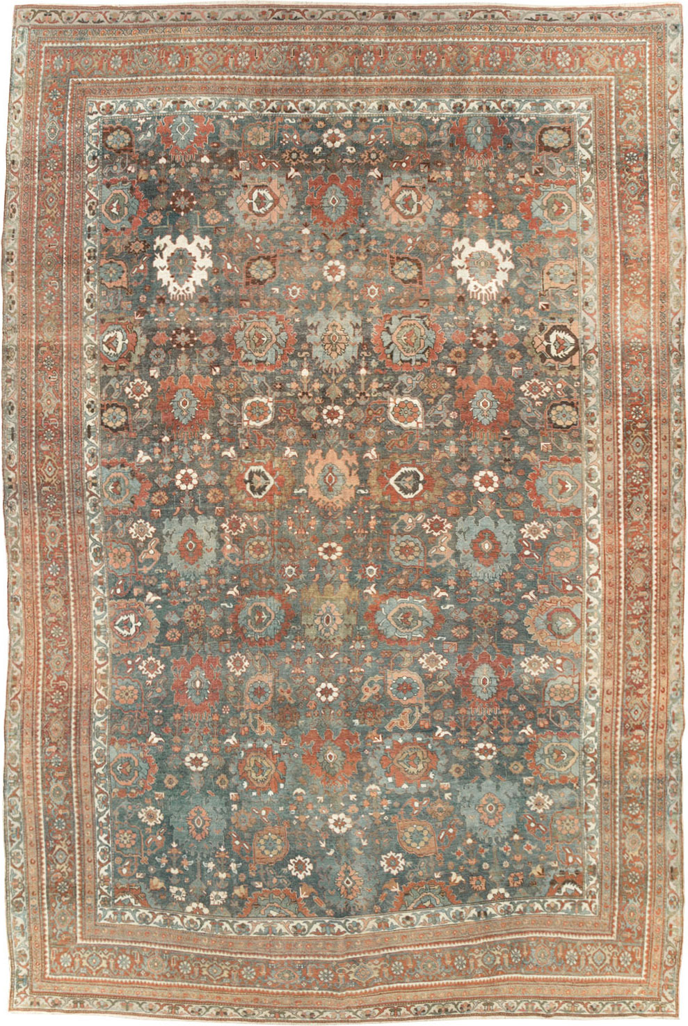 Antique Persian Bidjar Room Size Carpet, No.28900 - Galerie Shabab