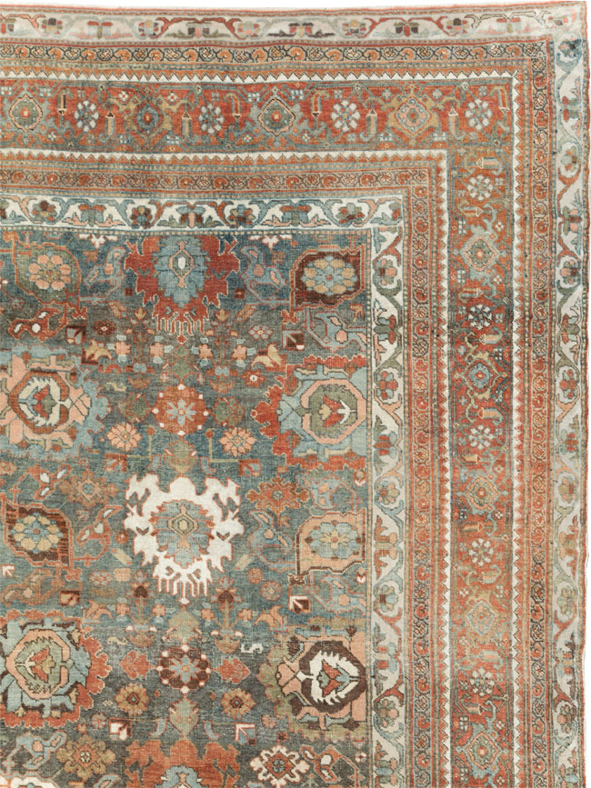 Antique Persian Bidjar Room Size Carpet, No.28900 - Galerie Shabab