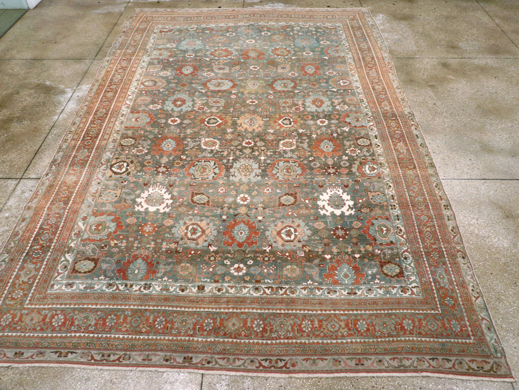 Antique Persian Bidjar Room Size Carpet, No.28900 - Galerie Shabab