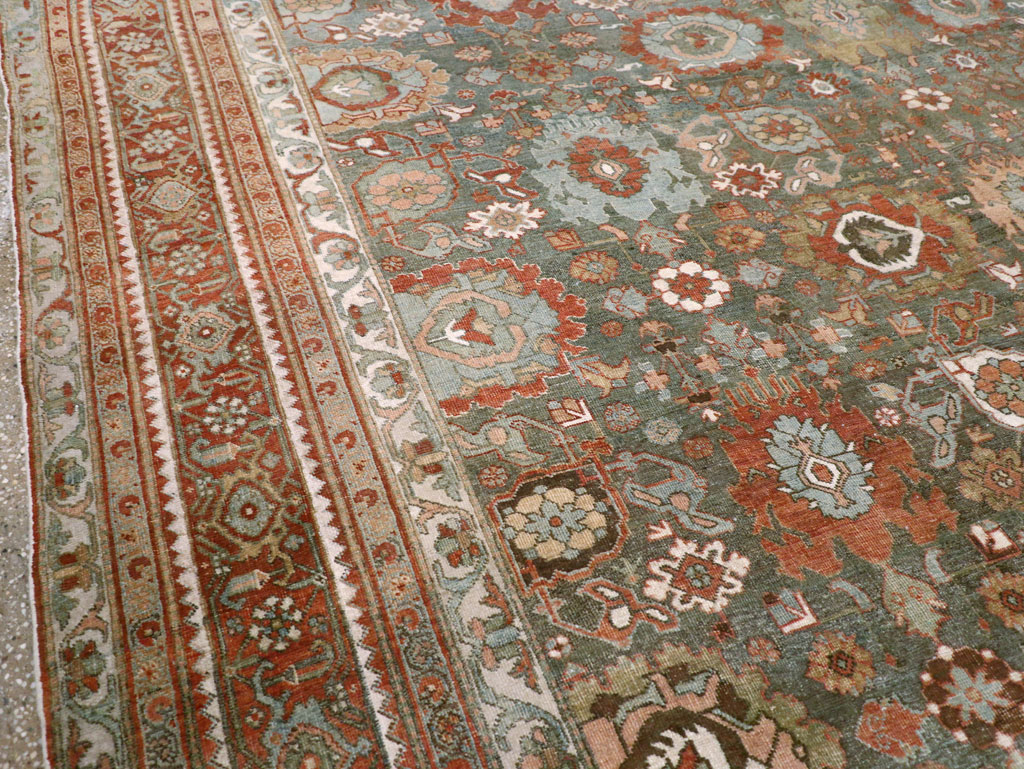 Antique Persian Bidjar Room Size Carpet, No.28900 - Galerie Shabab