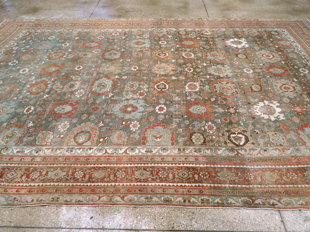 Antique Persian Bidjar Room Size Carpet, No.28900 - Galerie Shabab