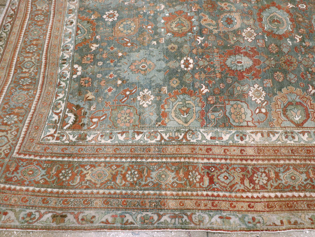Antique Persian Bidjar Room Size Carpet, No.28900 - Galerie Shabab