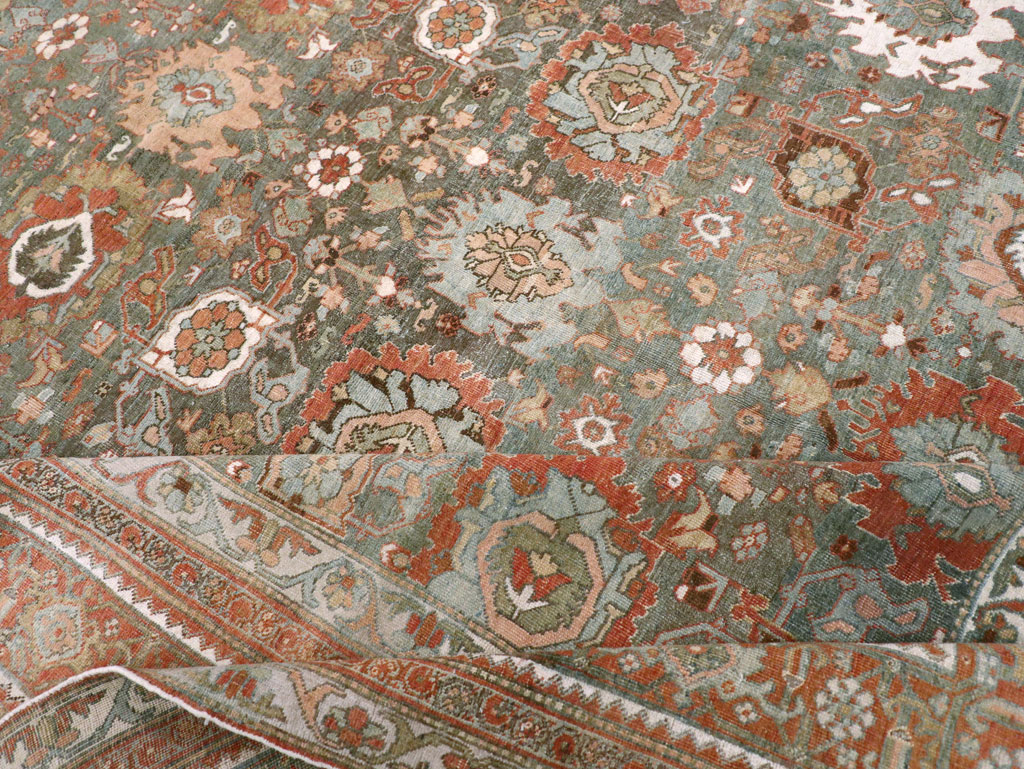 Antique Persian Bidjar Room Size Carpet, No.28900 - Galerie Shabab