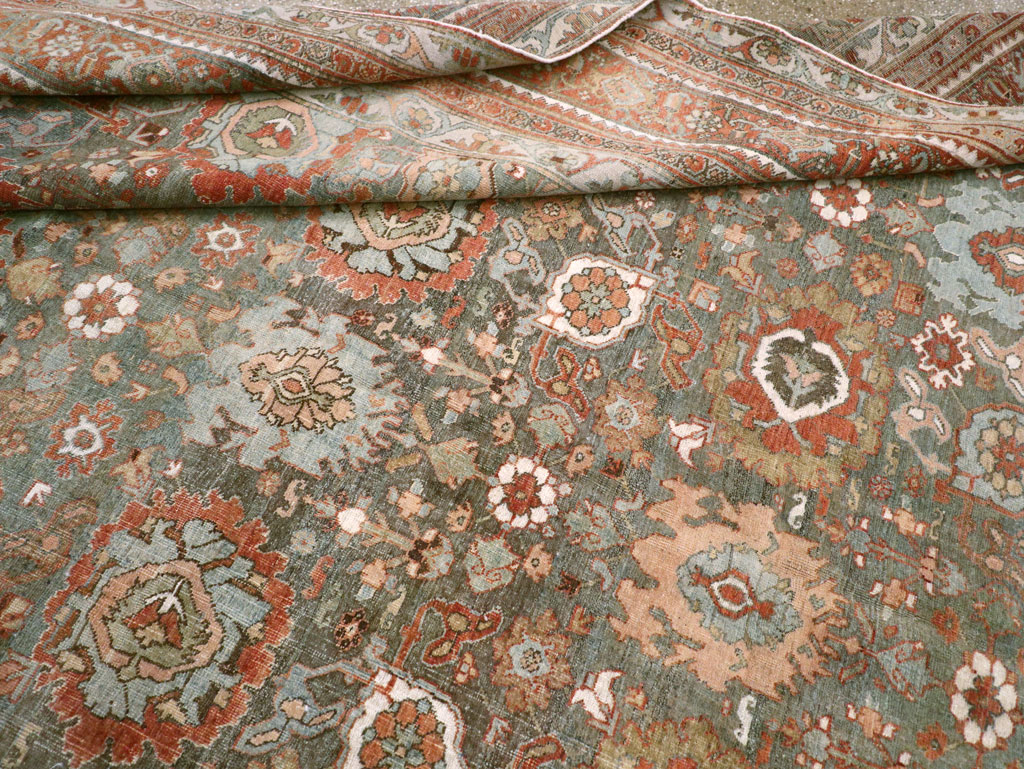 Antique Persian Bidjar Room Size Carpet, No.28900 - Galerie Shabab