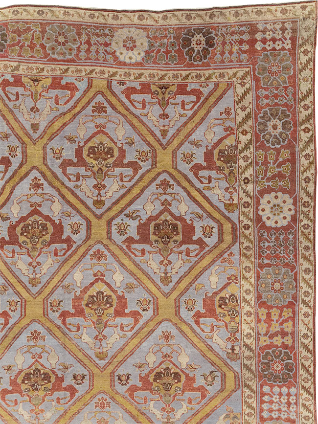 Antique Persian Bakhtiari Oversize Carpet, No.28902 - Galerie Shabab