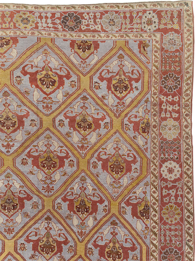 Antique Persian Bakhtiari Oversize Carpet, No.28902 - Galerie Shabab