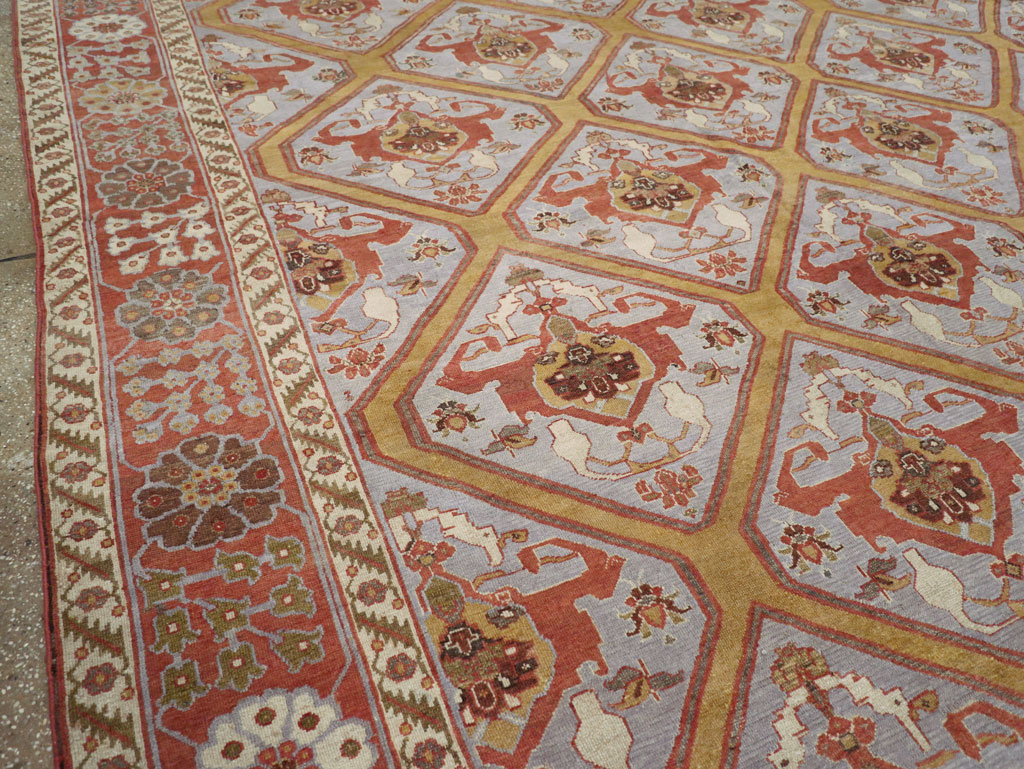 Antique Persian Bakhtiari Oversize Carpet, No.28902 - Galerie Shabab