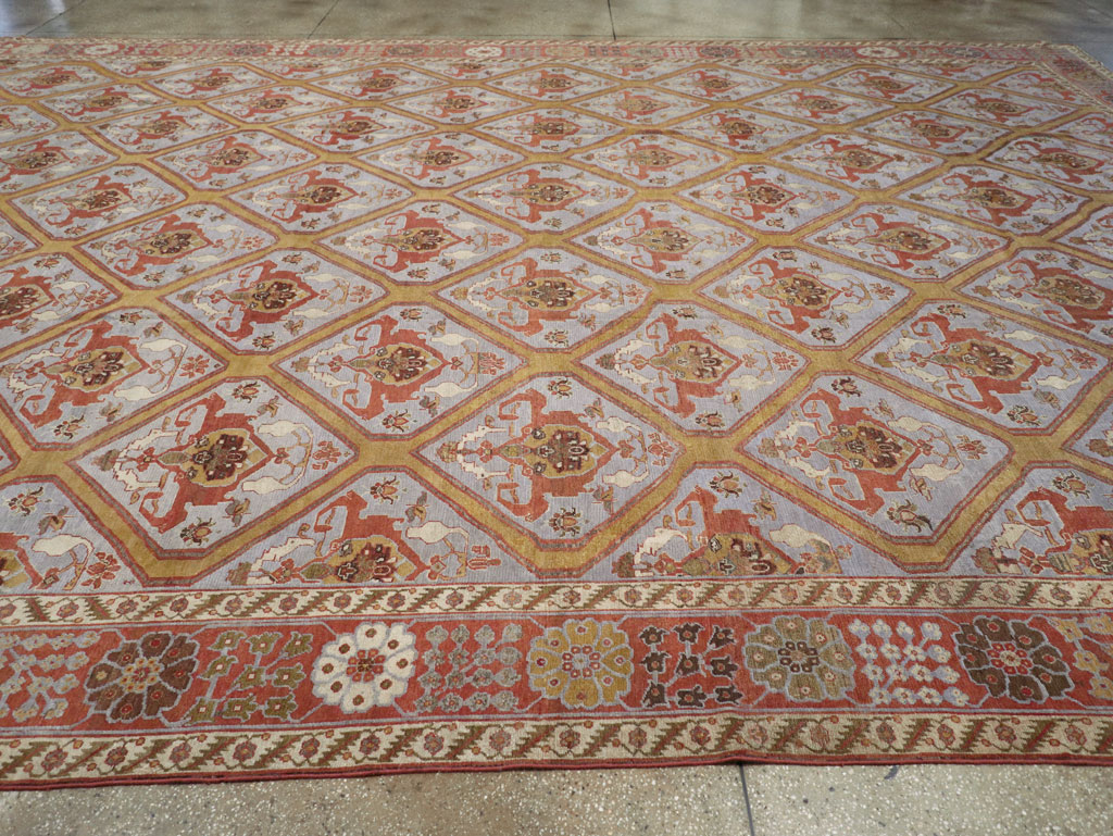 Antique Persian Bakhtiari Oversize Carpet, No.28902 - Galerie Shabab
