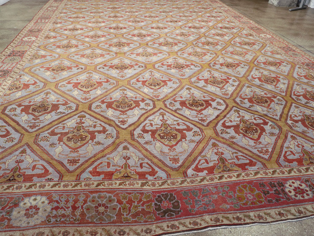 Antique Persian Bakhtiari Oversize Carpet, No.28902 - Galerie Shabab