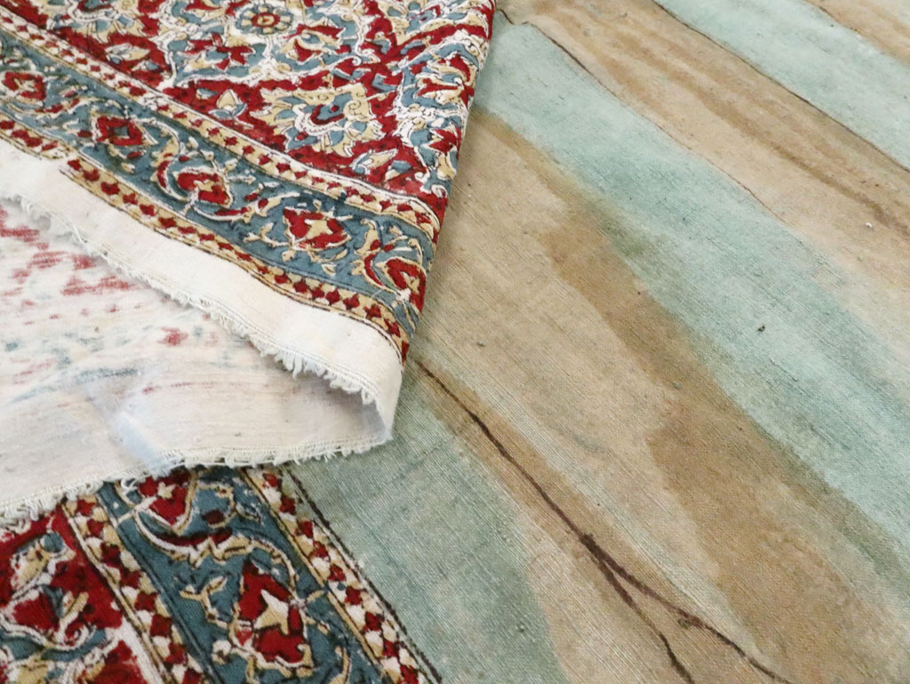 Vintage Persian Isfahan Ghalamkari Textile, No.28905 - Galerie Shabab