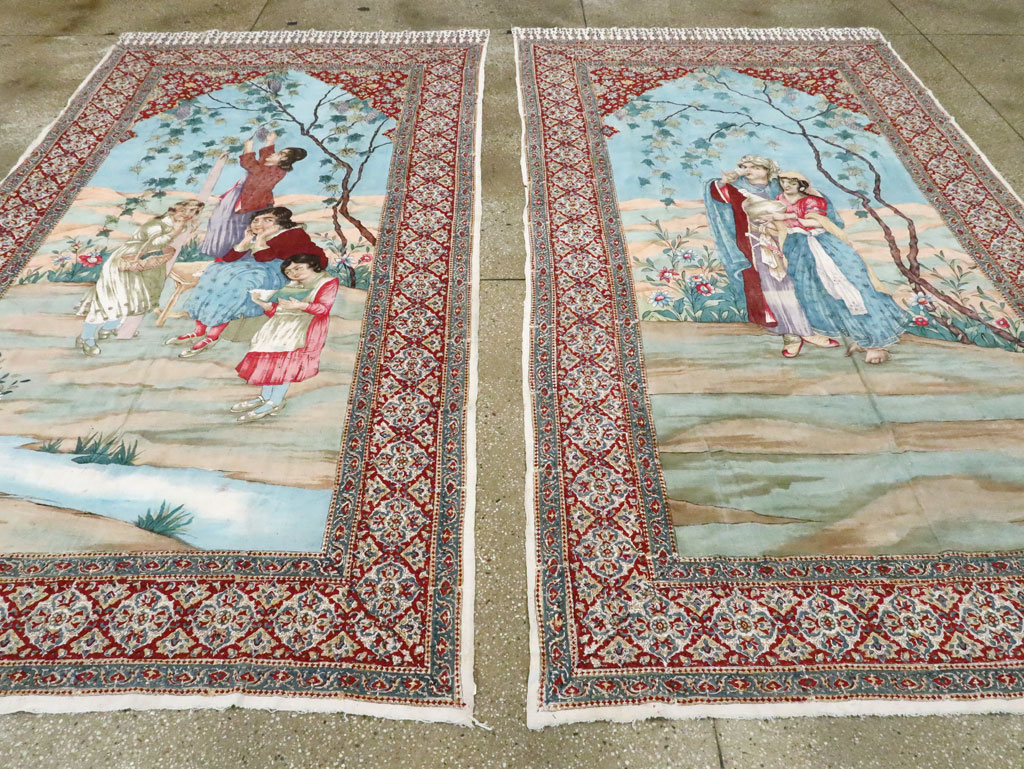 Vintage Persian Isfahan Ghalamkari Textile, No.28905 - Galerie Shabab
