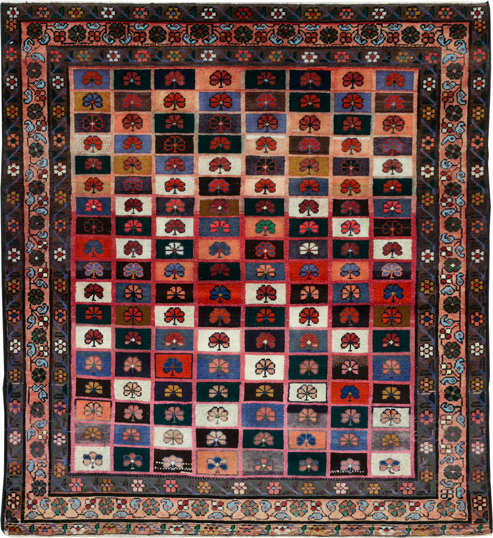 Vintage Persian Mahal Rug, No.28913 - Galerie Shabab