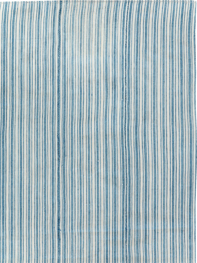 Vintage Persian Flatweave Kilim Throw Rug, No.28925 - Galerie Shabab