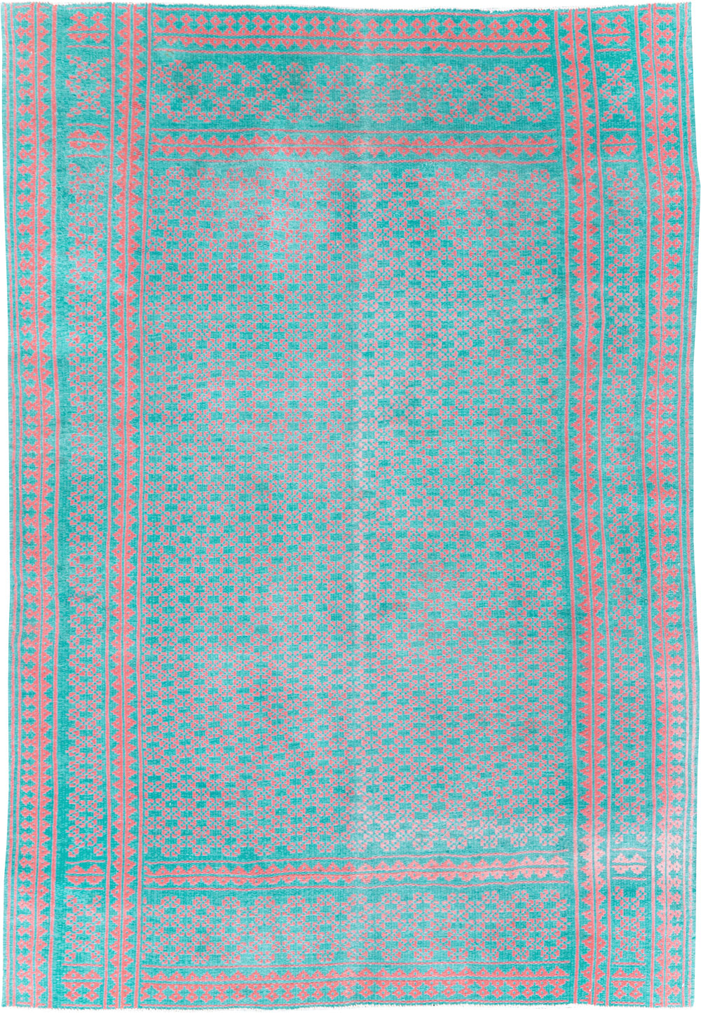 Vintage Persian Reversible Flatweave Kilim Accent Rug, No.28926 - Galerie Shabab