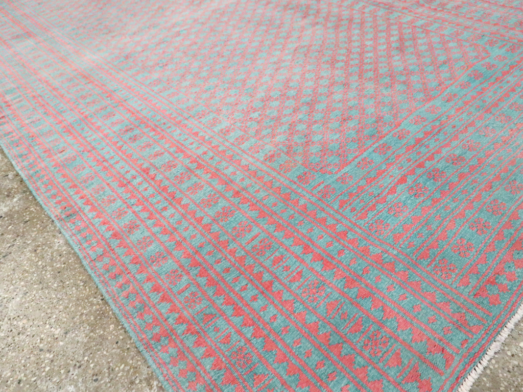 Vintage Persian Flatweave Kilim Accent Carpet, No.28927 - Galerie Shabab