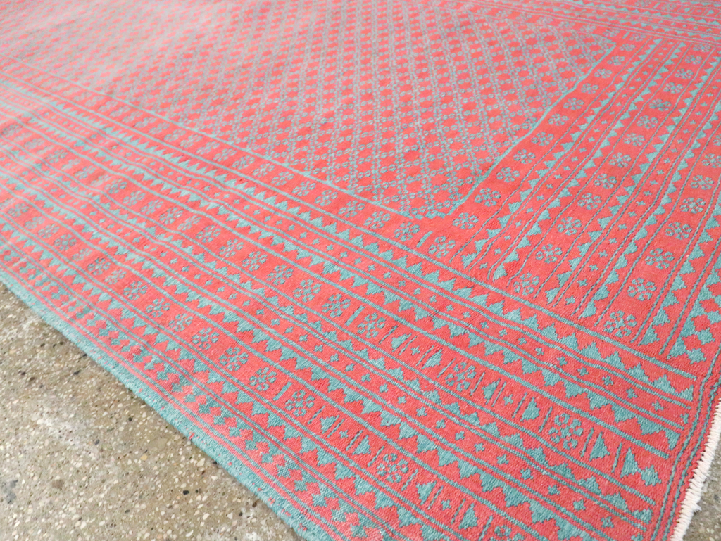 Vintage Persian Flatweave Kilim Accent Carpet, No.28927 - Galerie Shabab