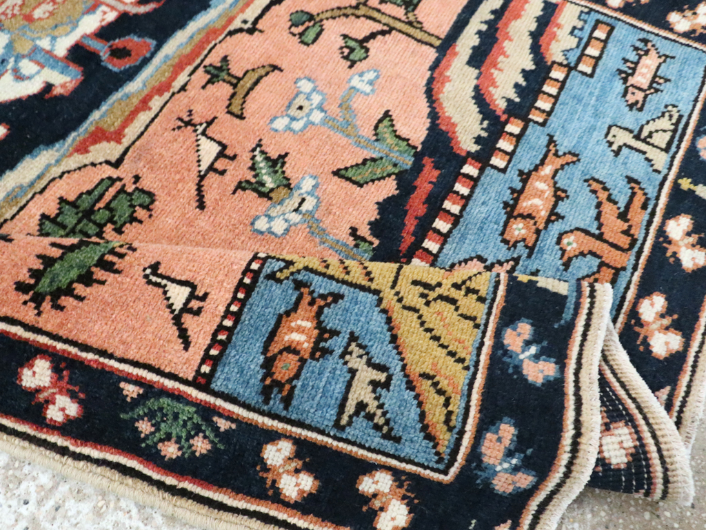 Vintage Pictorial Tabriz Rug, No.28934 - Galerie Shabab