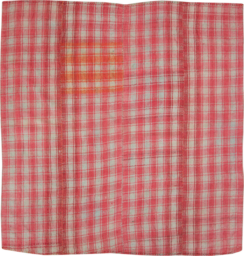 Vintage Persian Plaid Textile, No.28941 - Galerie Shabab