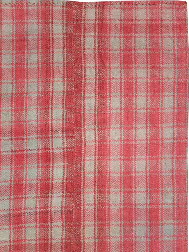 Vintage Persian Plaid Textile, No.28941 - Galerie Shabab