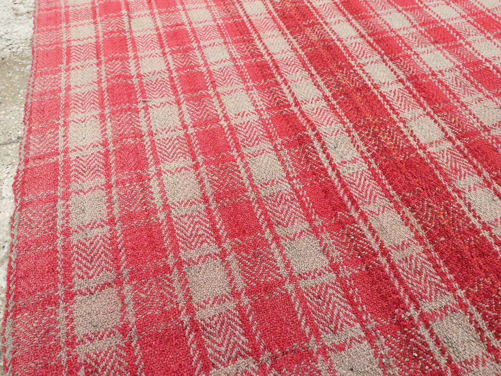 Vintage Persian Plaid Textile, No.28941 - Galerie Shabab