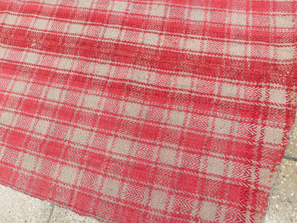 Vintage Persian Plaid Textile, No.28941 - Galerie Shabab